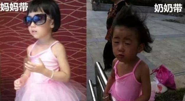 几张图告诉你，妈妈带的孩子和奶奶带的孩子有啥区别，让人笑抽