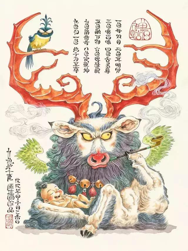 太震撼了！85后帅哥笔下的鬼神世界，让人一眼就爱上！