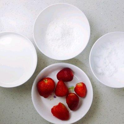 12M+草莓牛奶小方:宝宝辅食营养食谱菜谱