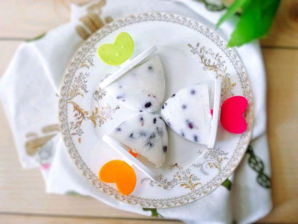 酸奶蜜豆冰棒：宝宝辅食营养食谱菜谱