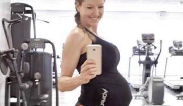 英国孕妇变身“女超人”，怀孕期间倒立和攀岩，看着就让人心慌