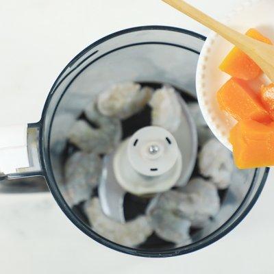 南瓜鲜虾面