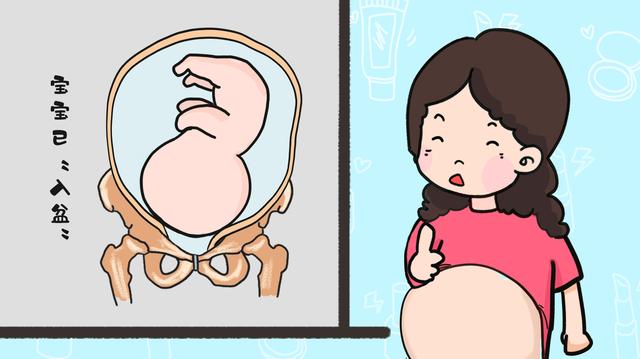 孕晚期，胎儿入盆待“发动”的征兆，中了的孕妈即将“逃离”折磨