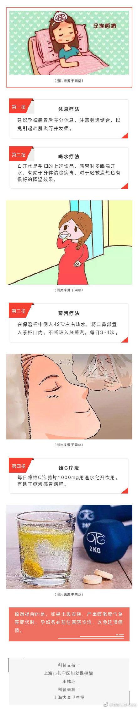孕期感冒怎么办？4招快速缓解！