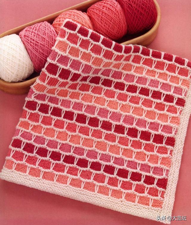 分享60款儿童毛毯/包被编织图，可爱又实用，宝妈们选一款织吧