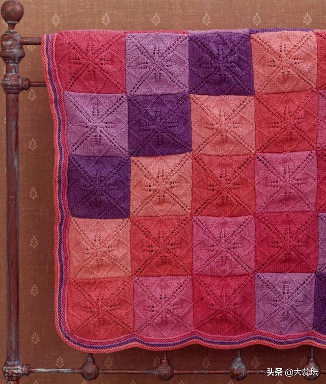 分享60款儿童毛毯/包被编织图，可爱又实用，宝妈们选一款织吧