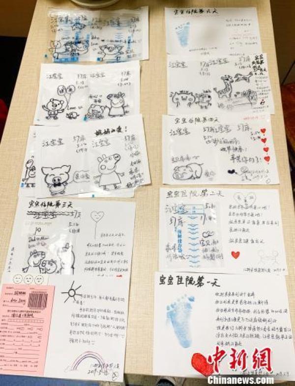 手绘储奶袋记录成长点滴 暖心护士送宝宝特殊“成长礼”
