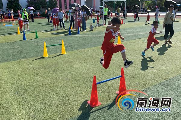 海南超级宝宝趣味运动会（初赛）第四场在海口港湾幼儿园举行