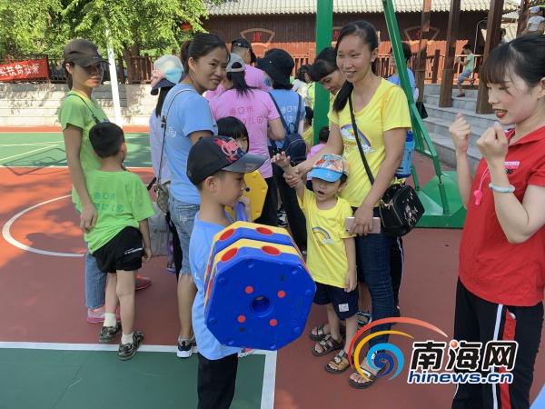 海南超级宝宝趣味运动会初赛第九场双壁幼儿园开赛
