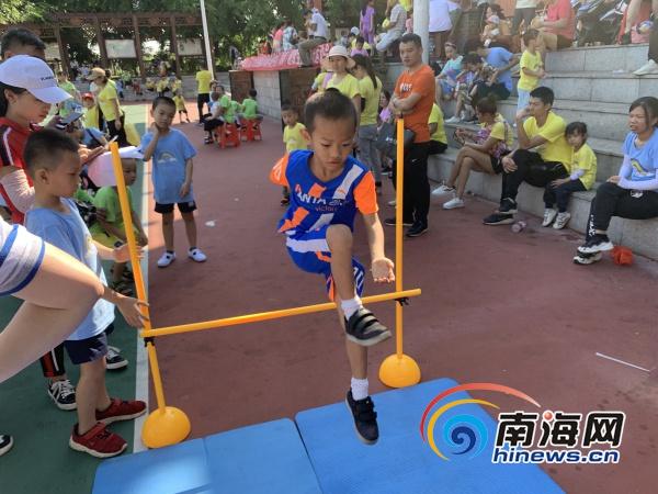 海南超级宝宝趣味运动会初赛第九场双壁幼儿园开赛