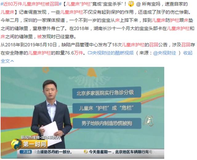 八十万件儿童床护栏被召回，快盘点家中暗藏的这些隐患，可别疏忽