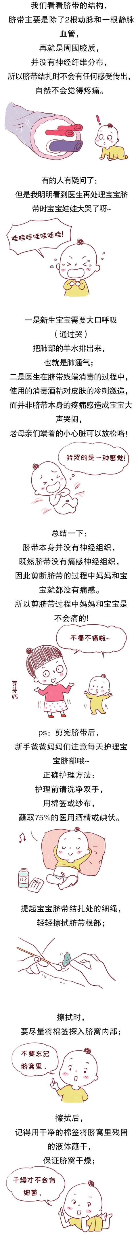 当剪断脐带时，到底是妈妈疼还是宝宝疼？答案有点出人意料