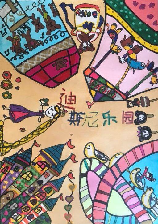 6岁女孩一幅画竟用了30种颜色，这个色彩搭配能力，连老师都不得不叹服