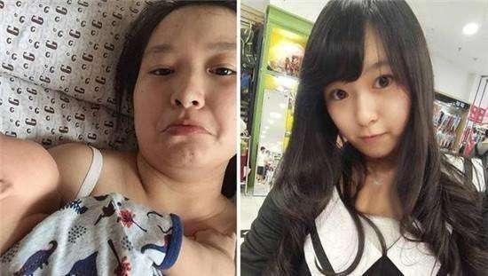 宝妈晒从学生到有娃后的对比照，反差大到不敢认，现实又心酸