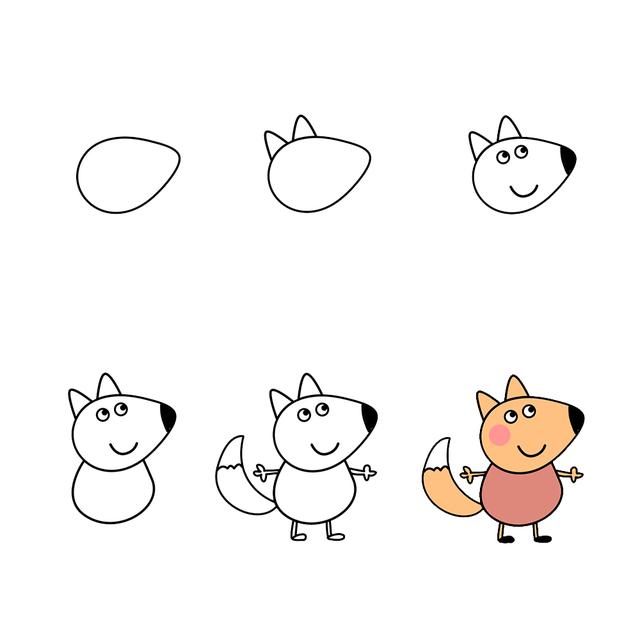 幼儿园动物范画，孩子临摹必备！（建议家长收藏）