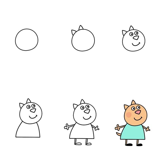 幼儿园动物范画，孩子临摹必备！（建议家长收藏）