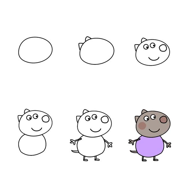 幼儿园动物范画，孩子临摹必备！（建议家长收藏）