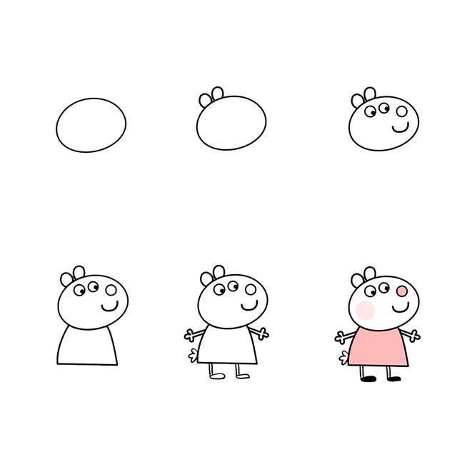 幼儿园动物范画，孩子临摹必备！（建议家长收藏）