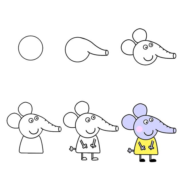 幼儿园动物范画，孩子临摹必备！（建议家长收藏）