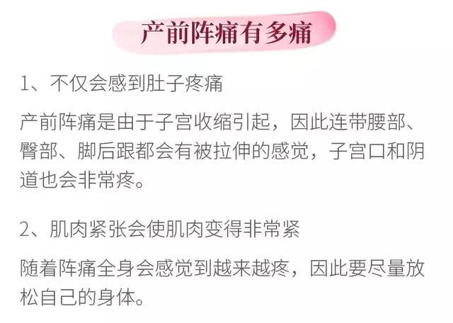 产前阵痛究竟是种什么体验？