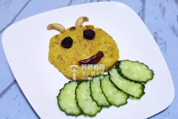 让宝贝爱上吃饭——香蕉玉米面饼