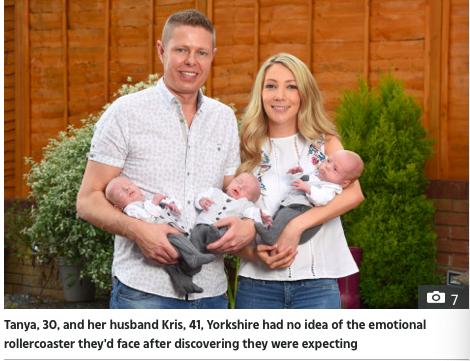 奇迹手术拯救腹中三胞胎性命，英国姑娘历尽跌宕终当妈