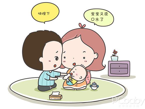 宝宝口水泛滥怎么办？妈妈护理五步走