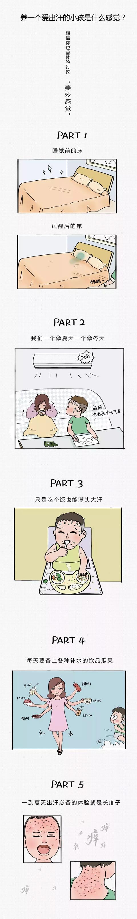 孩子出汗多正常吗？如果是这四种情况就要调理了