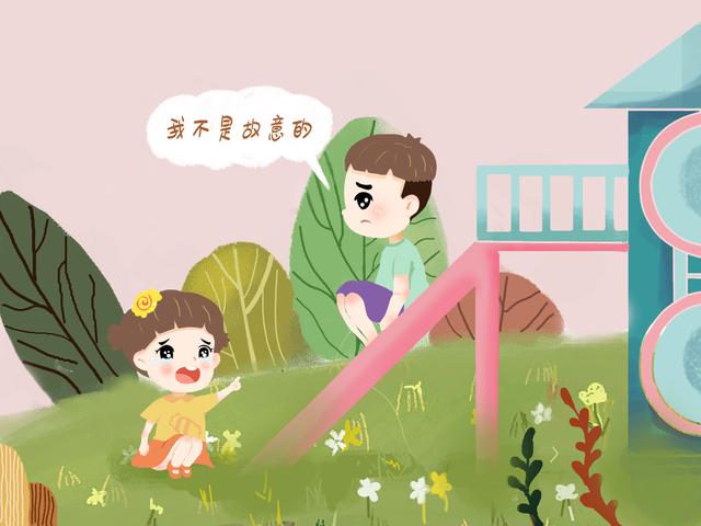 四岁孩子玩滑梯撞到三岁女孩，对方姥姥不依不饶，妈妈反怼的精彩