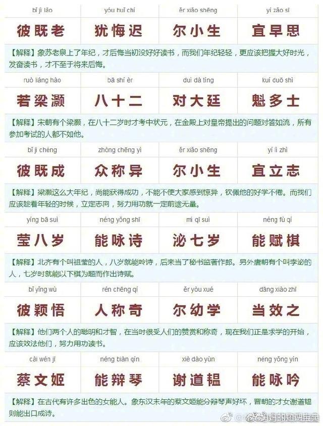 幼儿园园长分享：最全《三字经》注解图，宝爸宝妈收藏备用吧