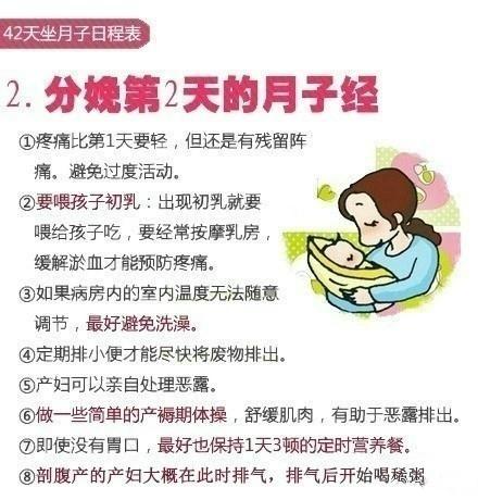 医生：孕妈收好这份坐月子“日程表”，每天照着做！不落月子病