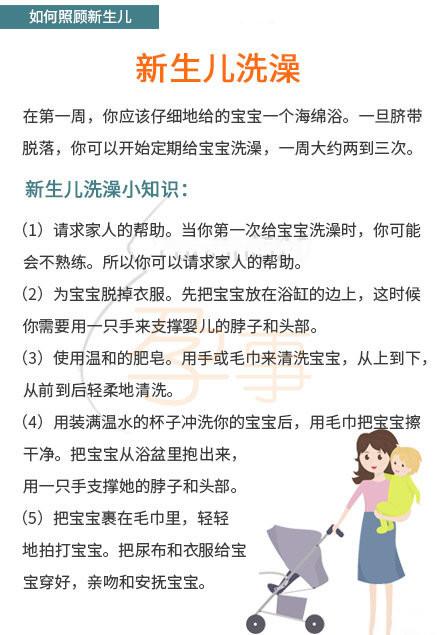 儿科医生分享：新生儿护理大全，很实用！孕妈收藏备用吧你用的到