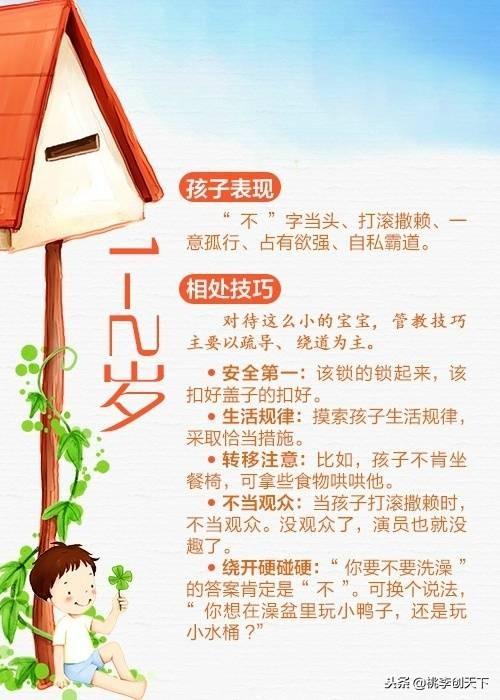 因“龄”施教！从1岁到10岁，不同阶段教育方法