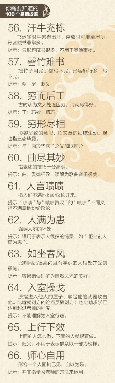 早教的100个易错成语，建议家长收藏！别让宝宝输在起跑线