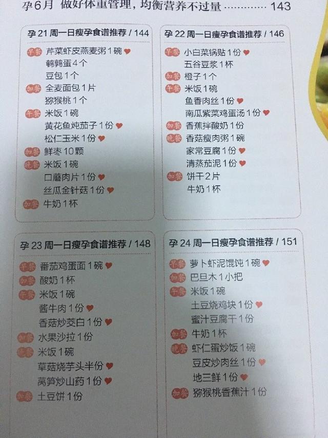 金牌月嫂分享：怀孕1～10个月瘦孕营养餐单，孕妈妈们收藏吧
