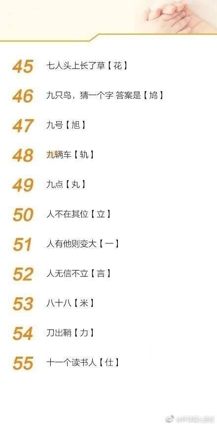 100个健脑益智的字谜，建议家长收藏！越早练习，宝宝智商越高