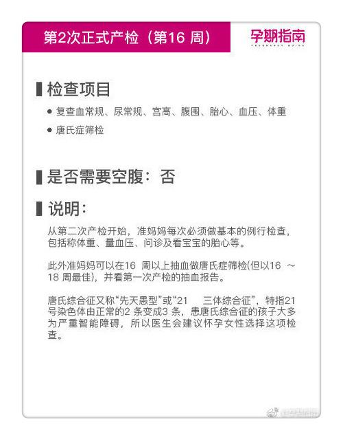 产检科普：40周12次产检注意事项一览表，很实用！准爸准妈收藏吧