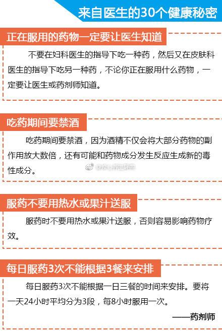 不得不看！来自医生的30个健康“秘密”，你知道多少？