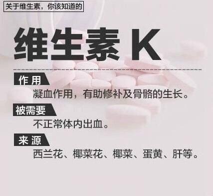 各类维生素的作用+食补来源，缺啥补啥！