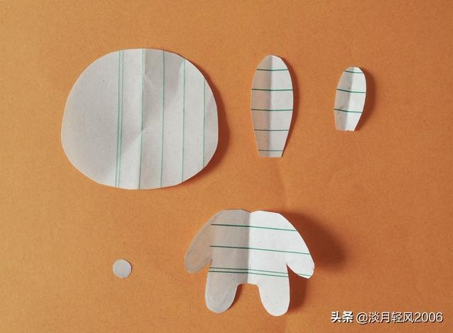 幼儿园亲子手工，用不织布做个可爱的小兔子，可以当书签，有教程