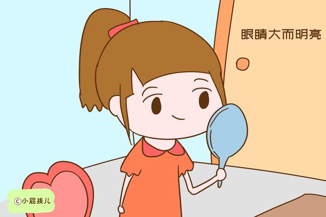 越长大越好看的孩子，才会有的明显特征，一般人没有