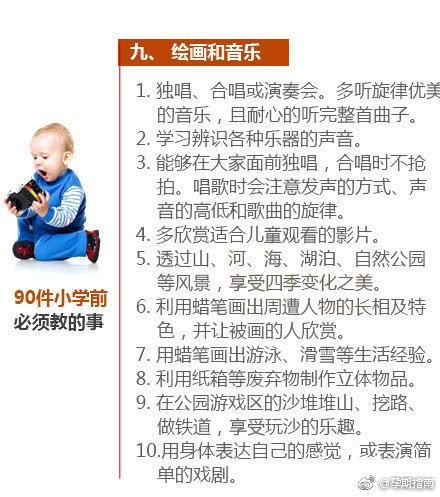 幼儿园园长：宝宝上学前必须要学会的90件事，别让孩子输在起跑线