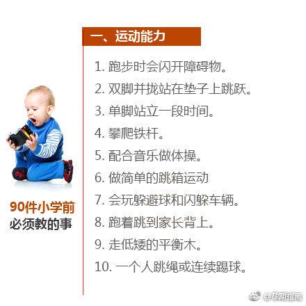 幼儿园园长：宝宝上学前必须要学会的90件事，别让孩子输在起跑线