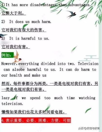 满分英语怎么写？这经典句式得收下，初中三年都得看，考试直接用