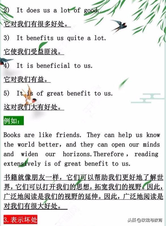满分英语怎么写？这经典句式得收下，初中三年都得看，考试直接用