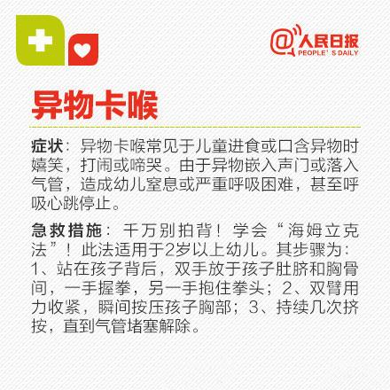 最全急救常识，家长们快来学学！关键时刻用得上