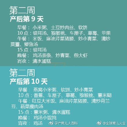 怀胎十月完成“卸货”，也该补补了！产后21天月子餐大全，快收藏