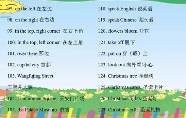 英语老师：背下这300个“骨灰级”短语！六年英语不愁