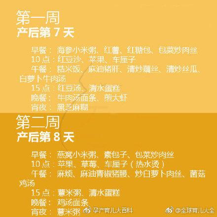 怀胎十月完成“卸货”，也该补补了！产后21天月子餐大全，快收藏