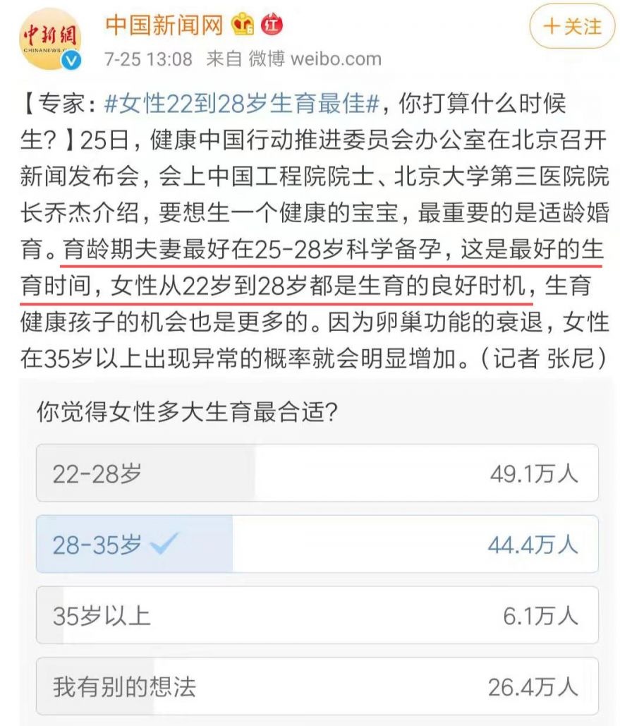 最佳生育年龄到底是什么鬼？一出炉，网友就炸了：错过是不是可以不生了…